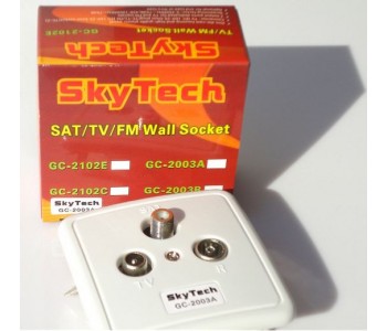 Оконечная абонентская розетка Skytech GC-2003A (SAT + TV + FM)